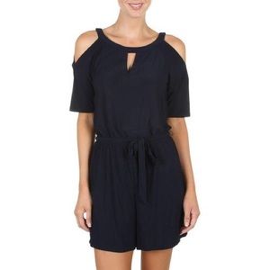 Emma + Michele navy romper